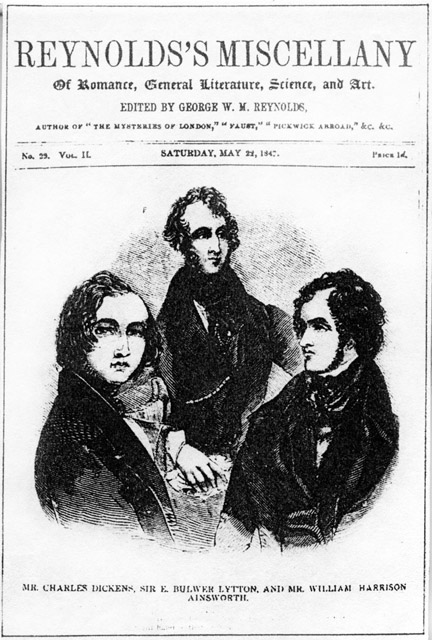 'The three most popular writers Reynolds's Miscellany (1847)