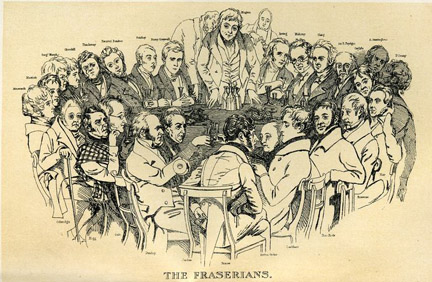 'The Fraserians' by Daniel Maclise, Fraser's Magazine (1835)